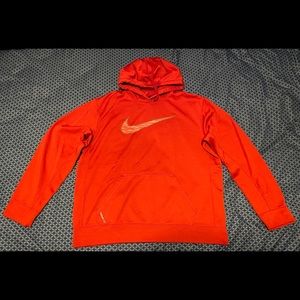 Red Nike Therm Fit Hoodie
